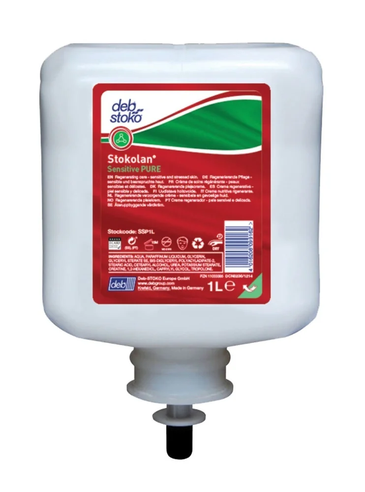 DEB HUDKREM STOKOLAN SENSITIVE PURE 1L SSP1L v:3331831 DEB HUDKREM STOKOLAN SENSITIVE PURE 1L SSP1L v:3331831