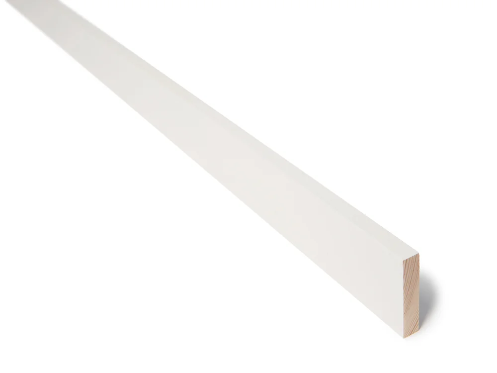 Glattkantlist furu spile hvit bomull S0502-Y 12×58 mm v:7267252 Glattkantlist furu spile hvit bomull S0502-Y 12×58 mm v:7267252