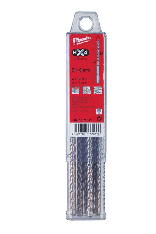 Milwaukee hammerbor SDS-plus MX4 6x215 mm v:6962990