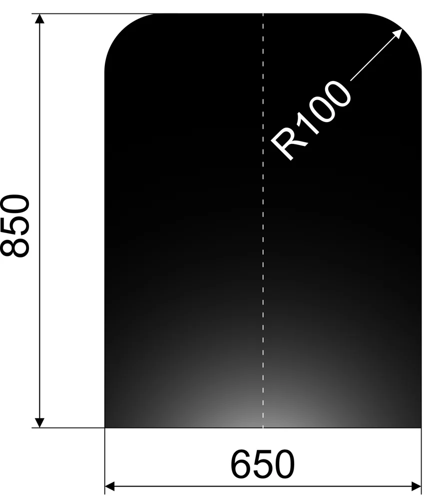 GULVPLATE STÅL 650X850 SORT LAKK v:4830411 GULVPLATE STÅL 650X850 SORT LAKK v:4830411