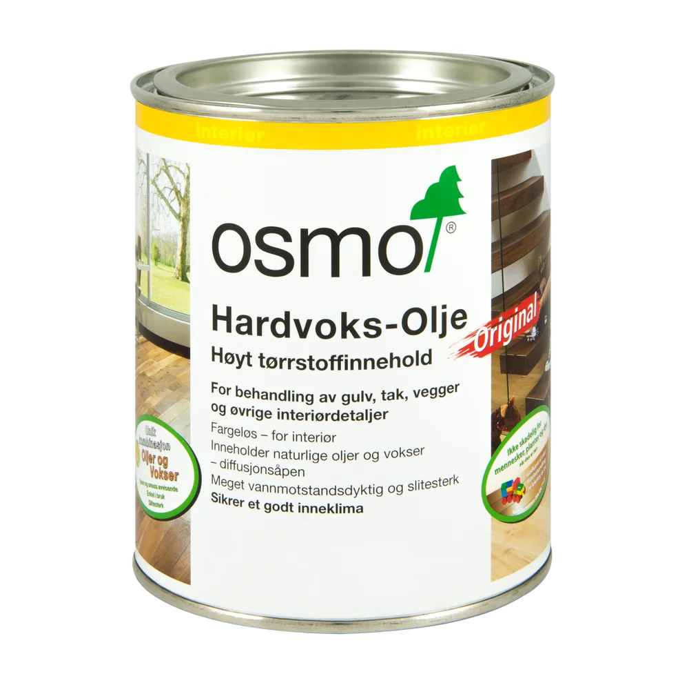 Osmo Hardvoksolje 3062 0,75 liter matt v:8198523