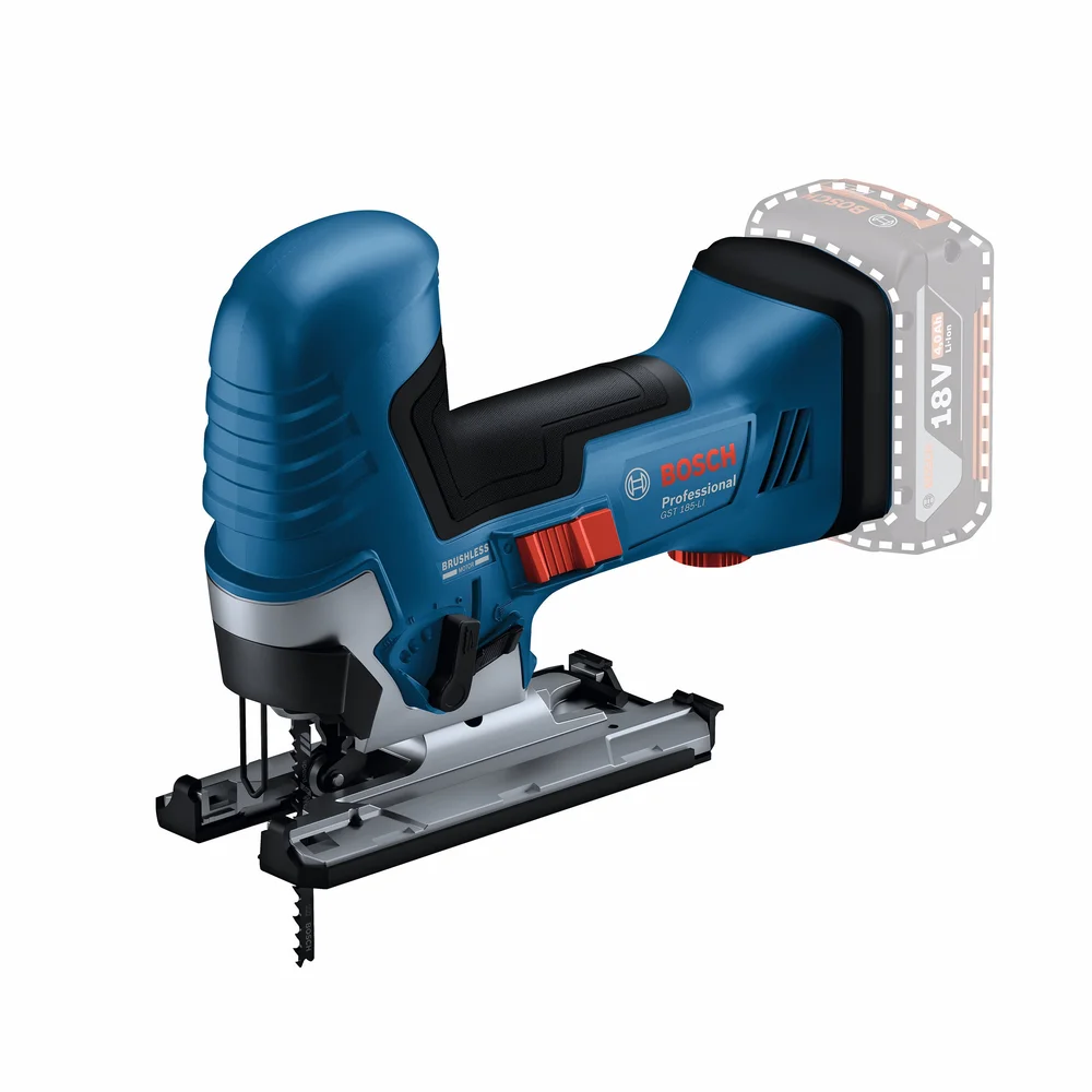 Bosch Stikksag GST 18V-125 S, uten batteri & lader i L-BOXX v:1523301 Bosch Stikksag GST 18V-125 S, uten batteri & lader i L-BOXX v:1523301