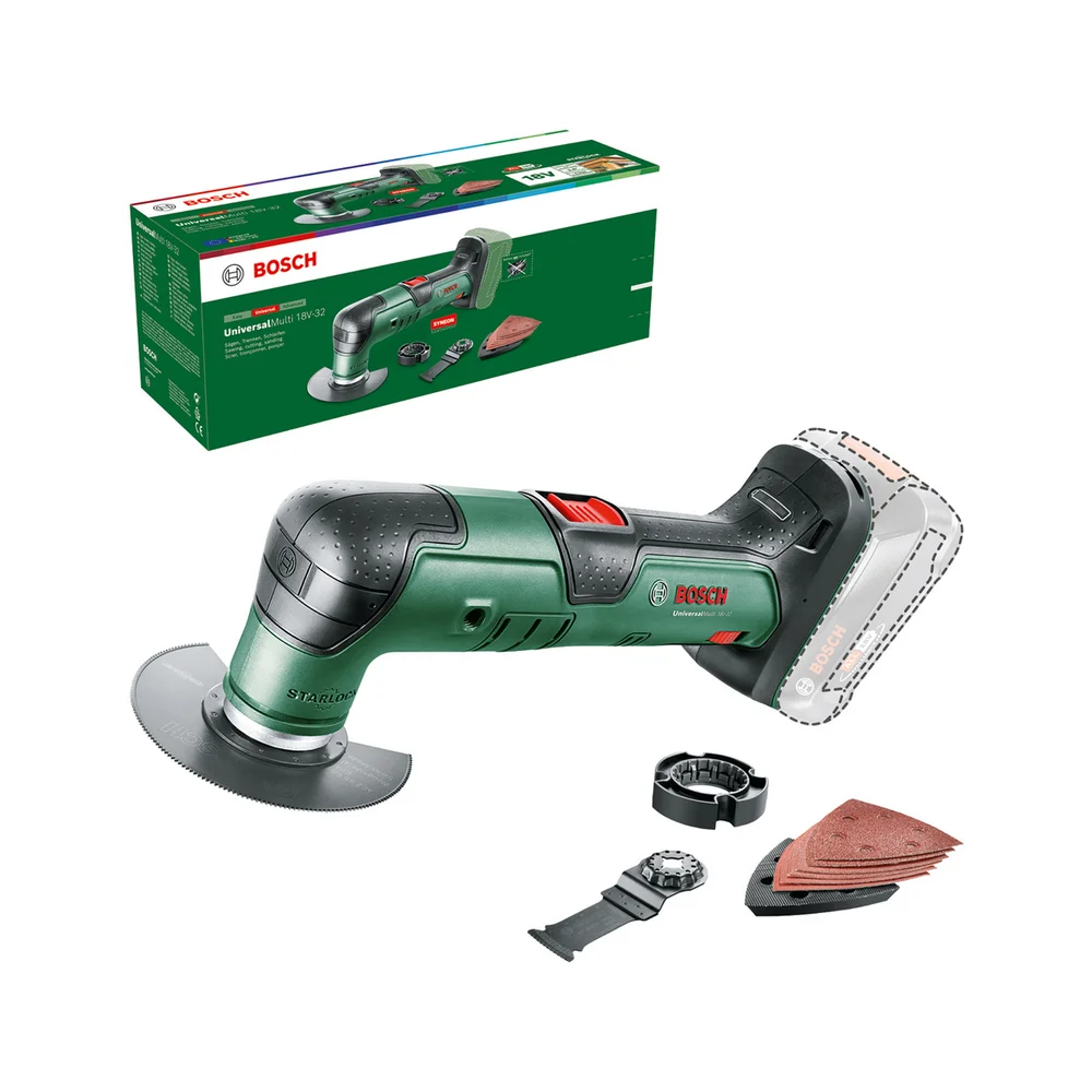 BOSCH KUTTEMASKIN UNIVERSAL MULTI 18V-32 SOLO v:9327837 BOSCH KUTTEMASKIN UNIVERSAL MULTI 18V-32 SOLO v:9327837