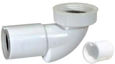 Lavtbyggende vannlås 40/32x32mm – hvit v:9280289 Lavtbyggende vannlås 40/32x32mm – hvit v:9280289