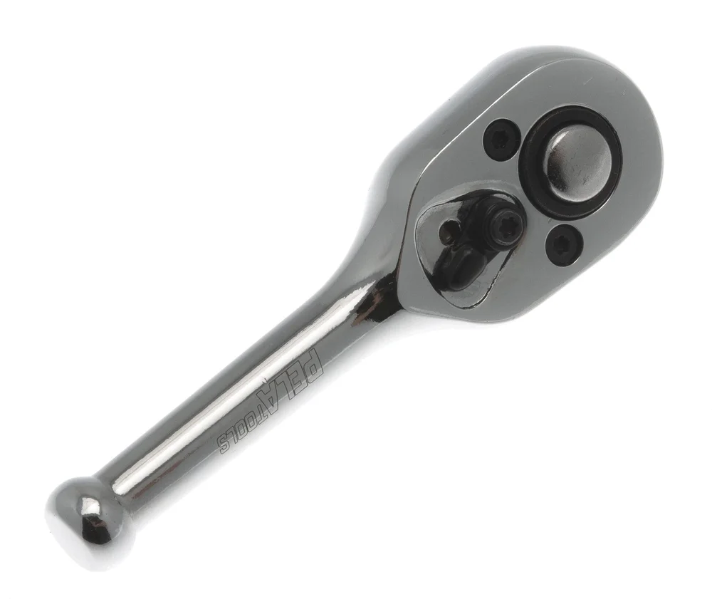 PELA Skralleskaft, stubby, 3/8" v:3600055