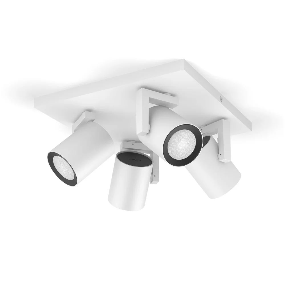 Philips Hue Spotlight tak Argenta HUE, 4×4,2W, hvit v:5734230 Philips Hue Spotlight tak Argenta HUE, 4×4,2W, hvit v:5734230
