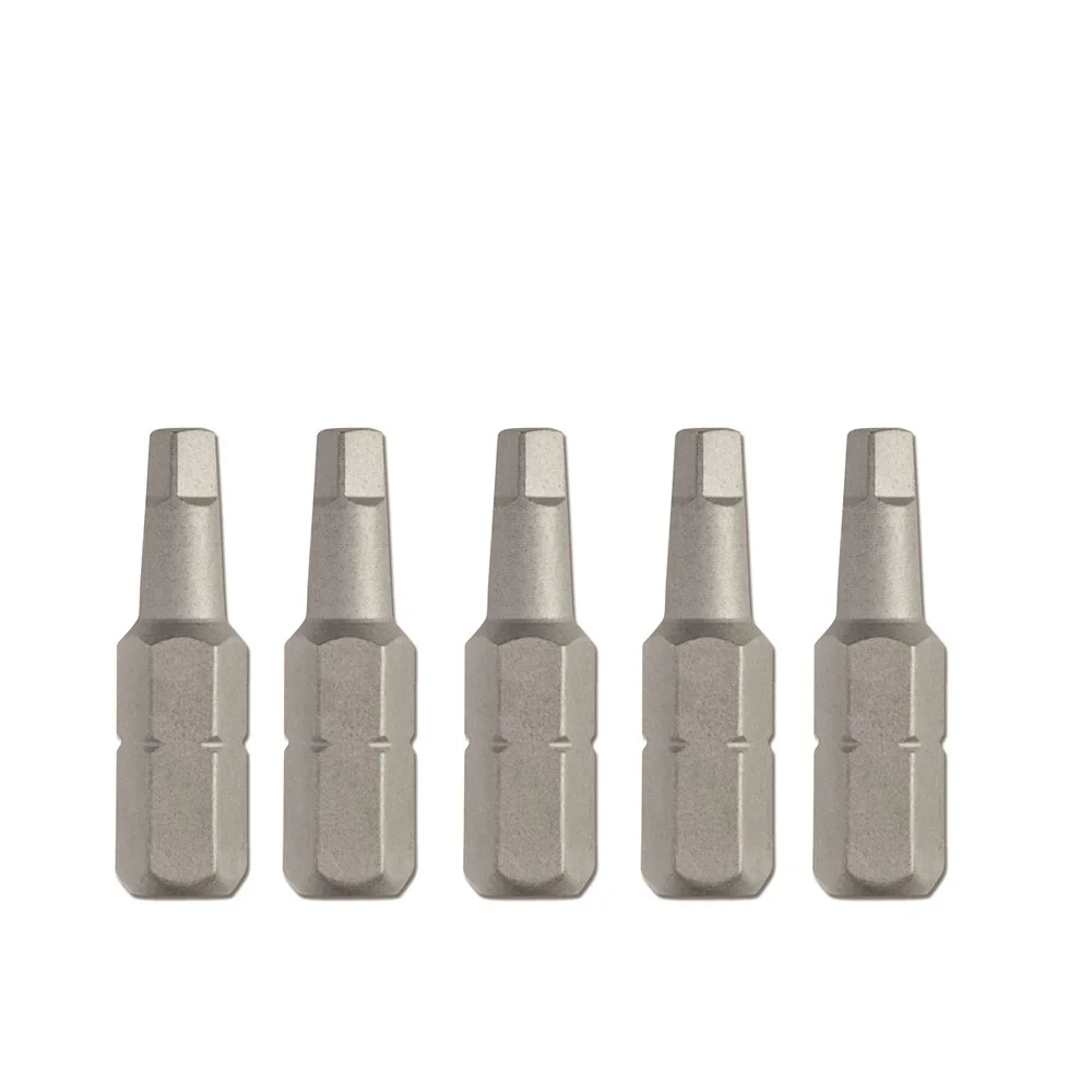 Bits firkant 25 mm NR1 5 stk v:1402166 Bits firkant 25 mm NR1 5 stk v:1402166
