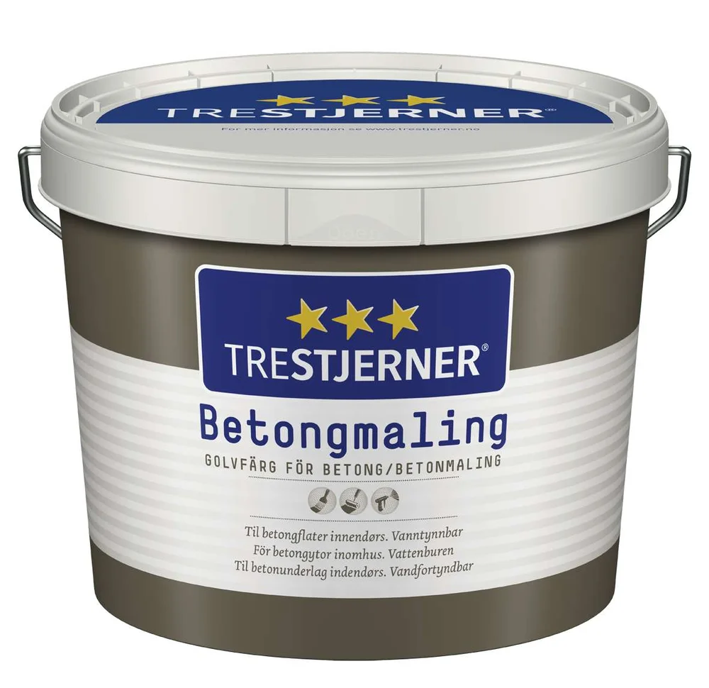 TreStjerner 40/halvblank interiør betongmaling v:5120953