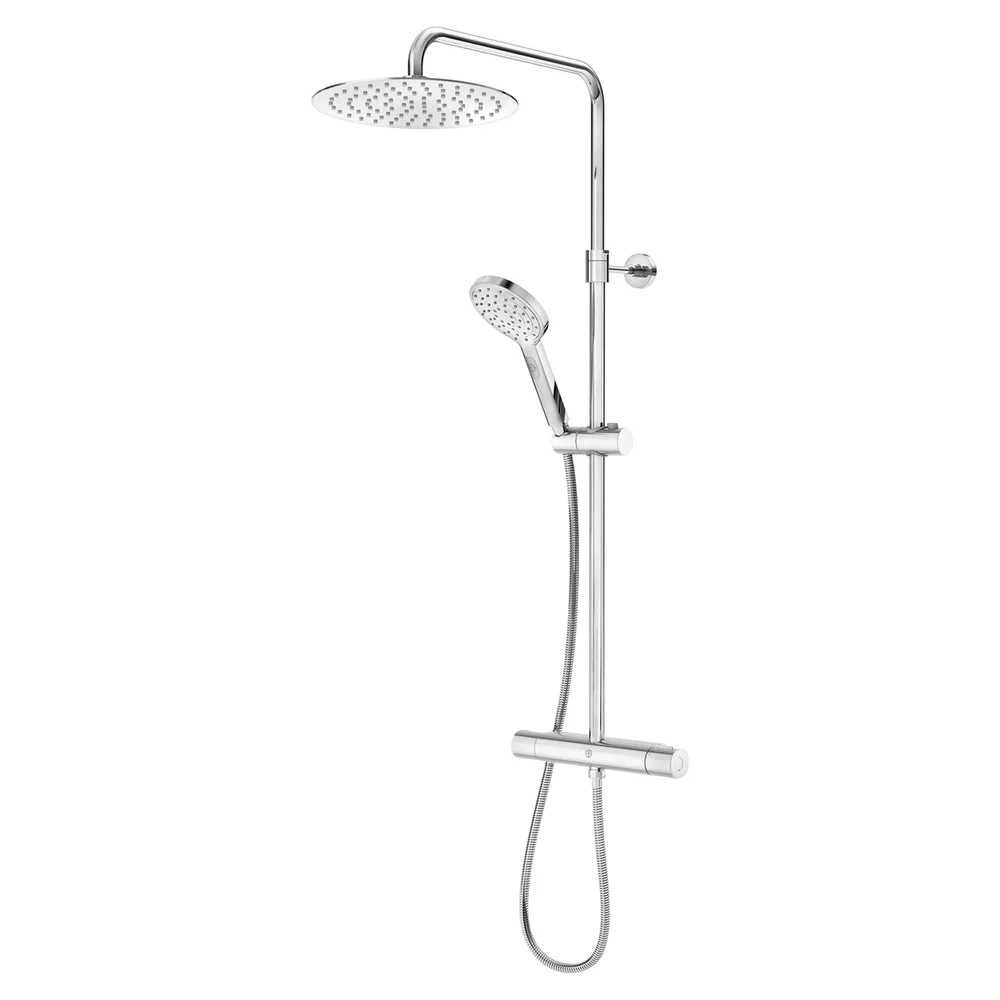 GUSTAVSBERG ATLANTIC ROUND TAKDUSJ M/DUSJTERMOSTAT KROM v:8426181