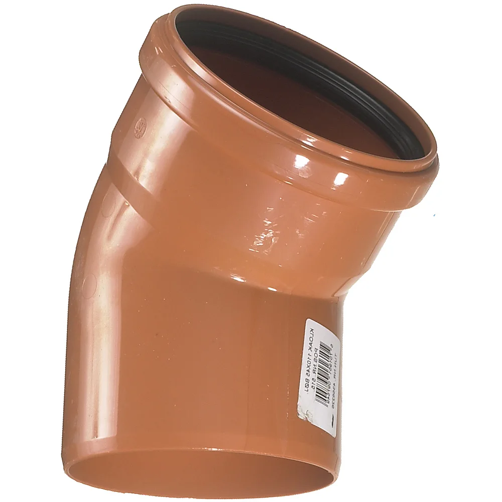 BEND TIL KLOAKKRØR 110MM 45° v:8674835 BEND TIL KLOAKKRØR 110MM 45° v:8674835