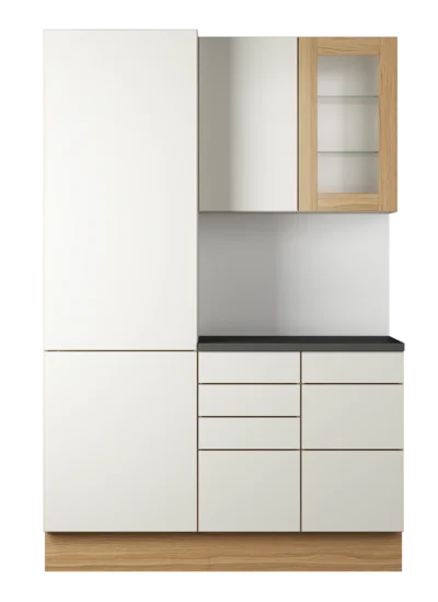 DØR 396X1948 SYSTEM KL HVIT/EIK v:4672657