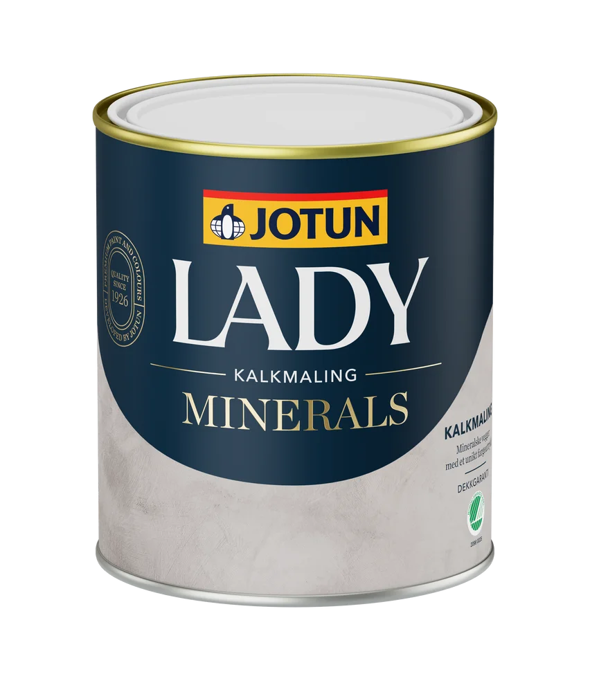 Jotun LADY Minerals kalkmaling helmatt 0,68 l – veggmaling v:8911401 Jotun LADY Minerals kalkmaling helmatt 0,68 l – veggmaling v:8911401