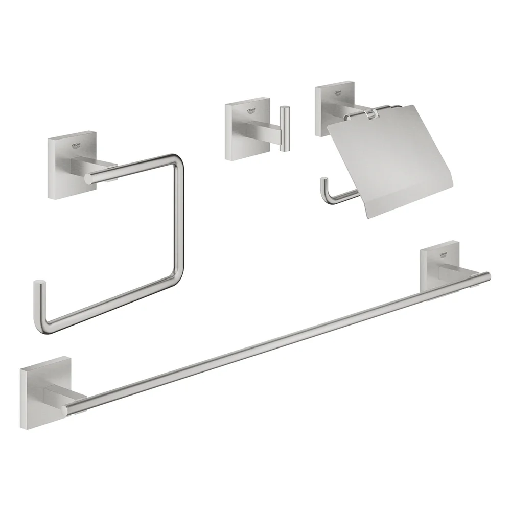 GROHE START CUBE TILBEHØRSSETT 4-IN-1 SUPERSTEEL v:5534521 GROHE START CUBE TILBEHØRSSETT 4-IN-1 SUPERSTEEL v:5534521