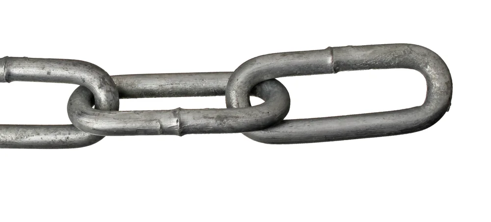 Kjetting 2 meter langlenket 8 mm varmsinket v:2095815 Kjetting 2 meter langlenket 8 mm varmsinket v:2095815
