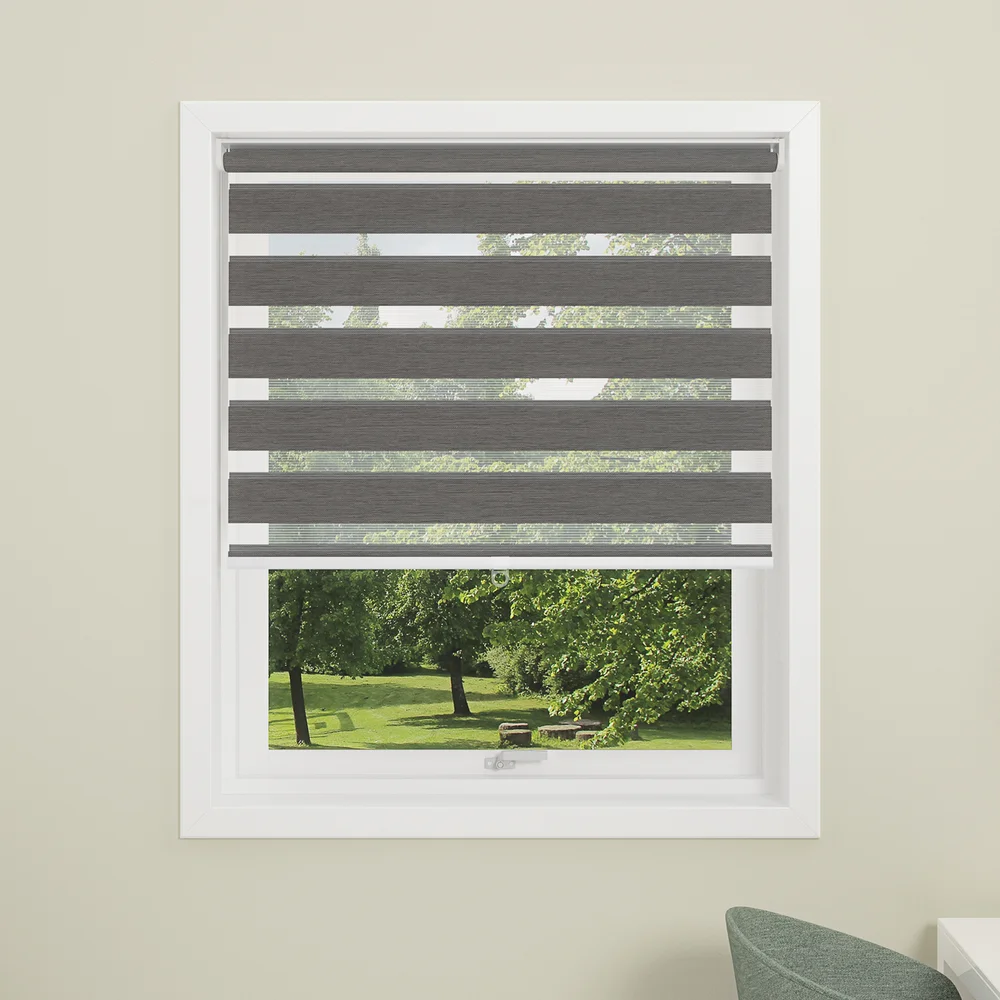 DEBEL RULLEGARDIN T-DUO 160X210 ANTRASITT v:3297104