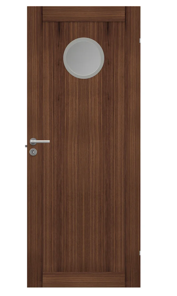 DØR UNIQUE 01L GWA130 9X21 VALNØTT v:6782420
