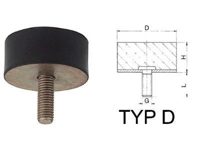 ØVRIGT VIBRASJONSDEMPER TYPE D 50/20B v:9258960 ØVRIGT VIBRASJONSDEMPER TYPE D 50/20B v:9258960