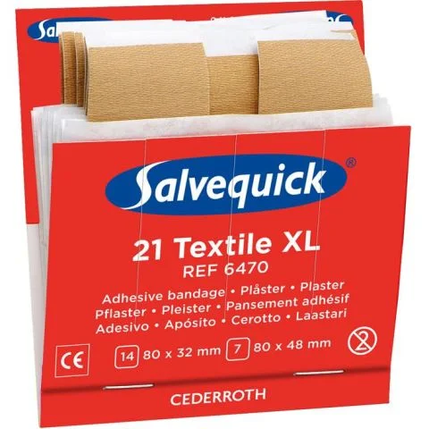 6470 Salvequick Tekstilplaster XL KS19804