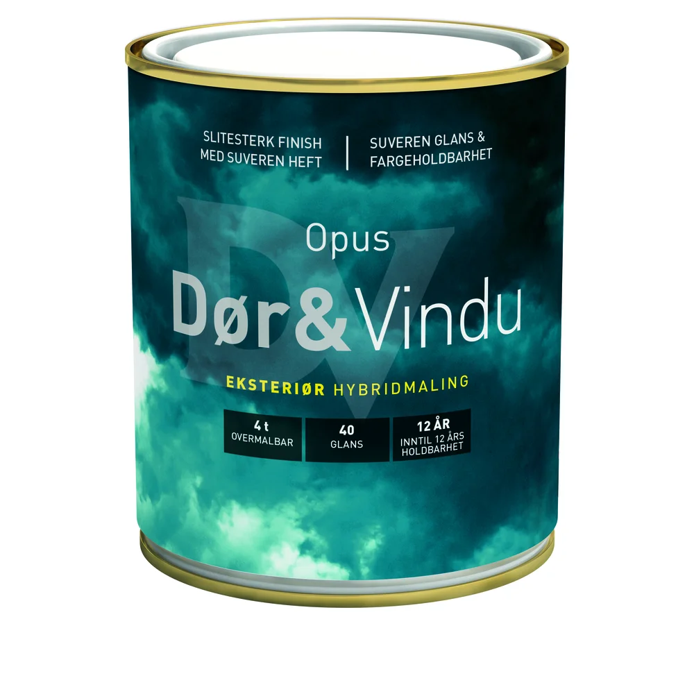 Hybridmaling glansgrad 40 hvit 0,68 liter v:8962546 Hybridmaling glansgrad 40 hvit 0,68 liter v:8962546