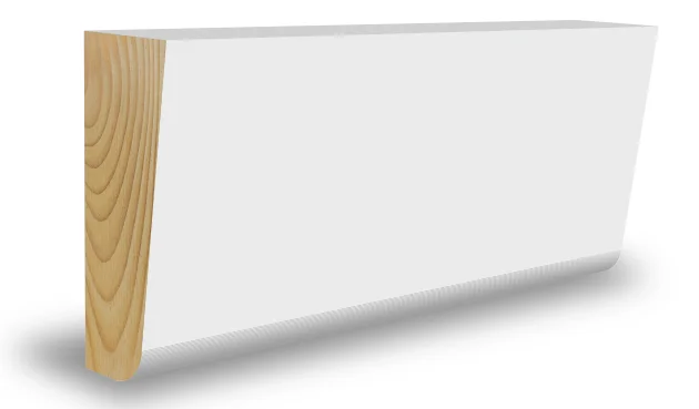 Taklist furu rund hvit bomull S0502-Y 21x45x4400 mm v:6563136 Taklist furu rund hvit bomull S0502-Y 21x45x4400 mm v:6563136