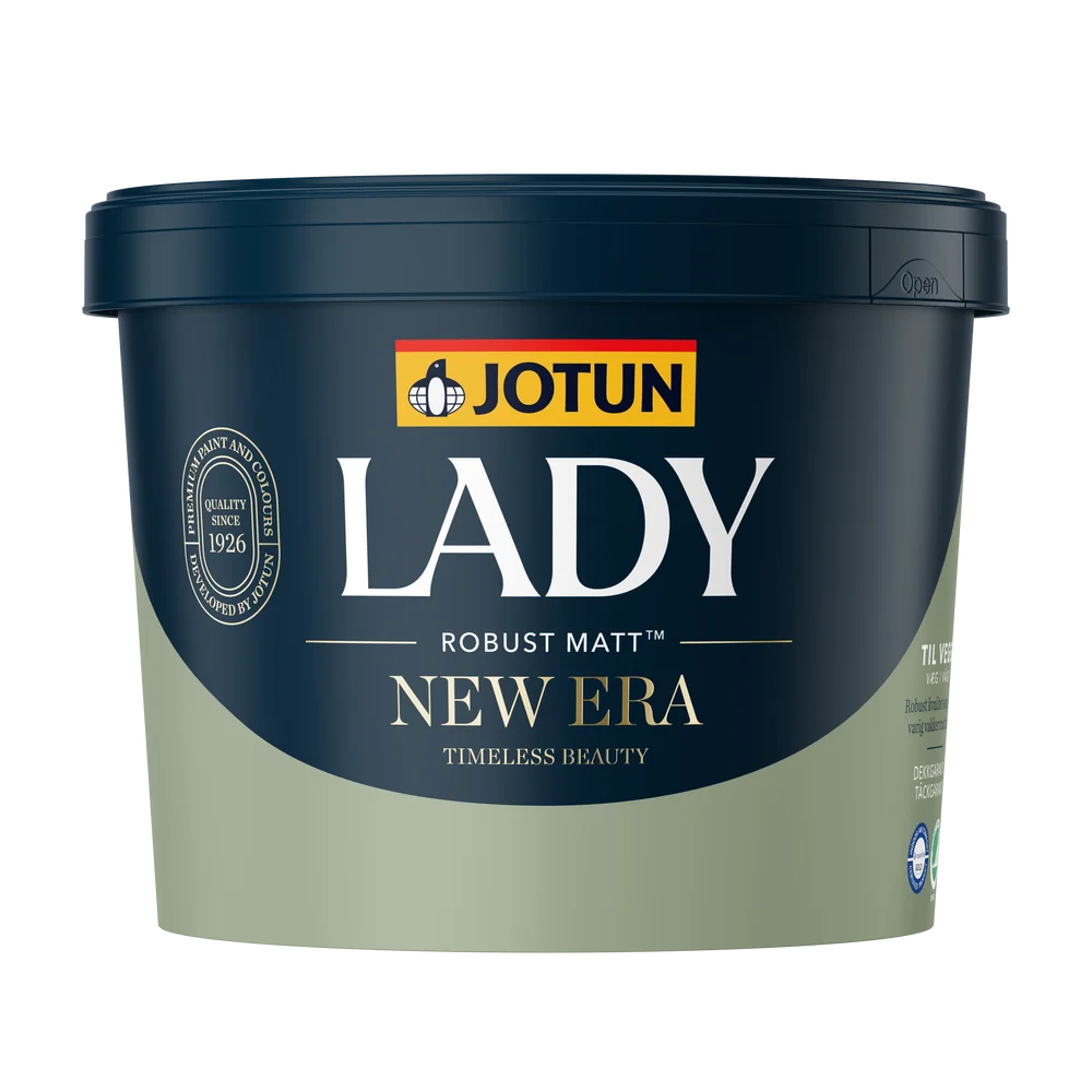 LADY New Era robust matt veggmaling C-base 2,7 l fra Jotun v:6254760 LADY New Era robust matt veggmaling C-base 2,7 l fra Jotun v:6254760