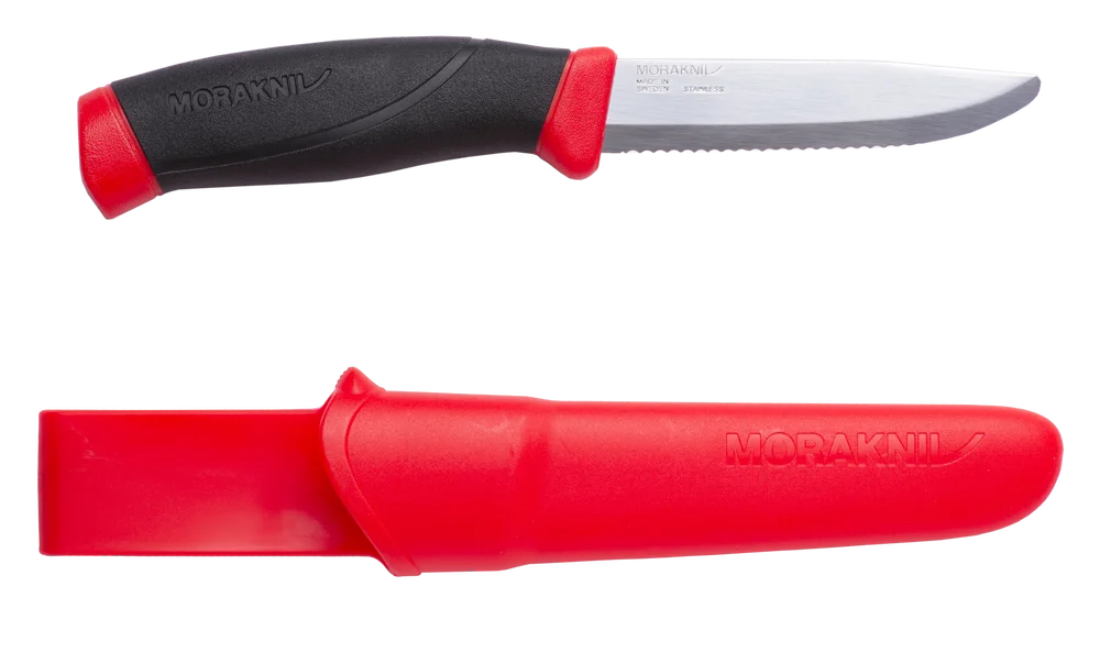 Morakniv companion f rescue tandat blad, avrundet spets v:3534450