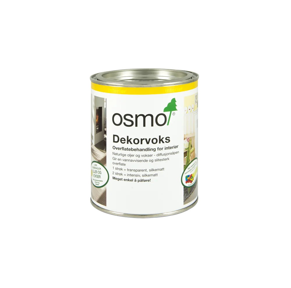 Dekorvoks 3166 0,75L valnøtt v:3843411 Dekorvoks 3166 0,75L valnøtt v:3843411