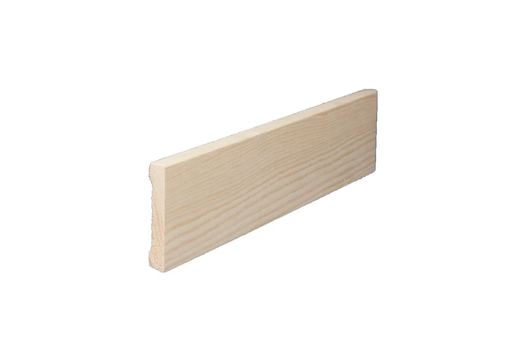 Gulvlist Type A ubehandlet Furu 10x058 v:3727239