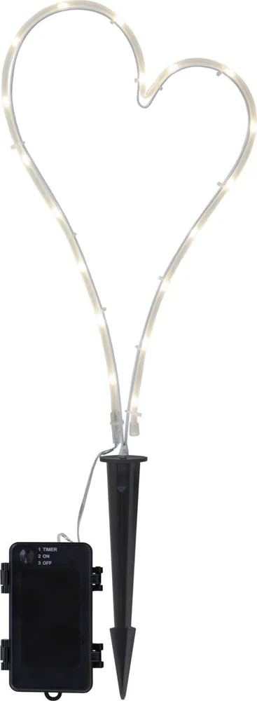 Star Trading LED batteridrevet dekorhjerte v:3485072