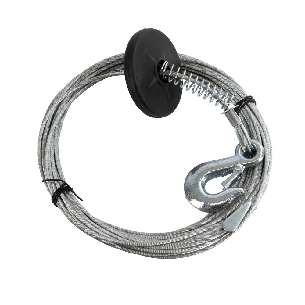 PELA Vaier til elektrisk vinsj, 100-200 kg, komplett med krok v:2299306 PELA Vaier til elektrisk vinsj, 100-200 kg, komplett med krok v:2299306
