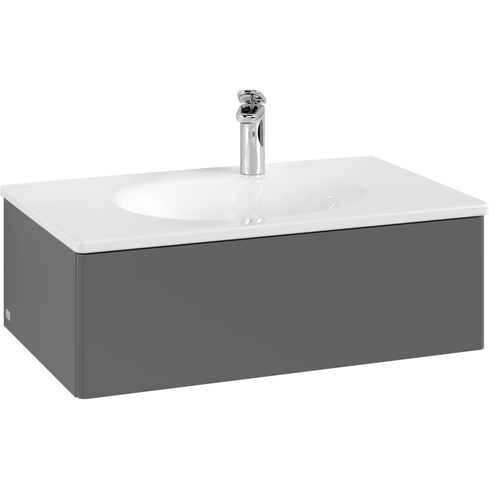V&B ANTAO SERVANTSKAP 1 SKUFF GLATT 788X256X496 M/LYS ANTRASITT v:6994486
