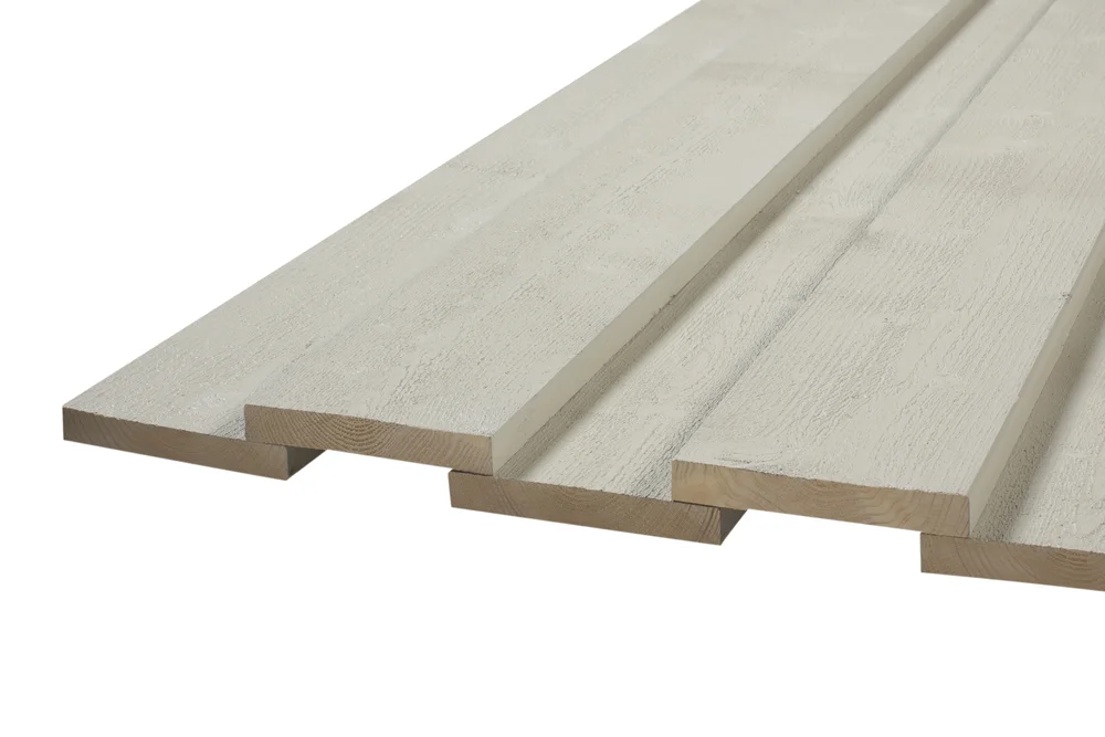 Kledning rektangulær gran 19×148 mm grunnet hvit med klassisk uttrykk v:4136391 Kledning rektangulær gran 19×148 mm grunnet hvit med klassisk uttrykk v:4136391