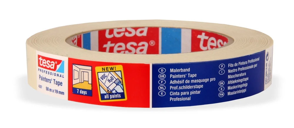 Tesa Maskeringstape, 19 mm, 50 m v:7115228