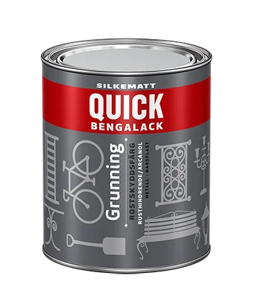 Bengalack grunning sort silkematt 0,75 liter v:1529424