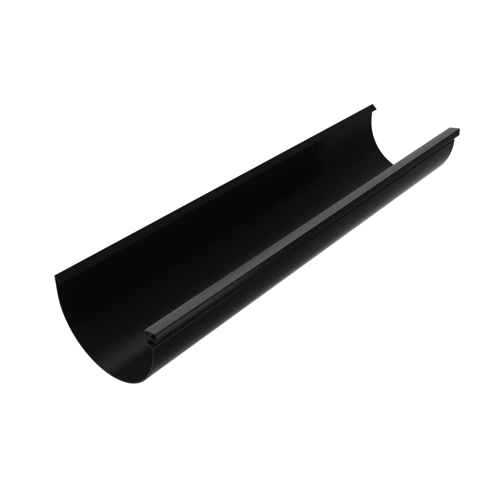 Takrenne 100 mm 4 meter sort v:7462880