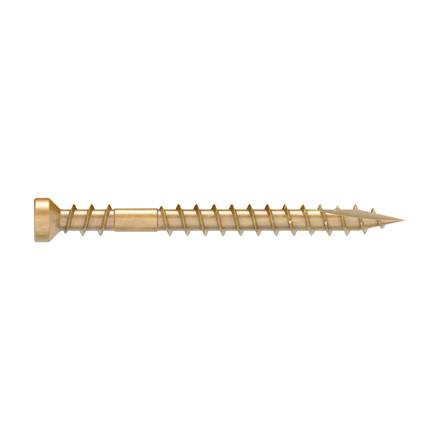 Gulvskrue gulkromat 3,9×42 mm tx10 250 stk v:9121188 Gulvskrue gulkromat 3,9×42 mm tx10 250 stk v:9121188