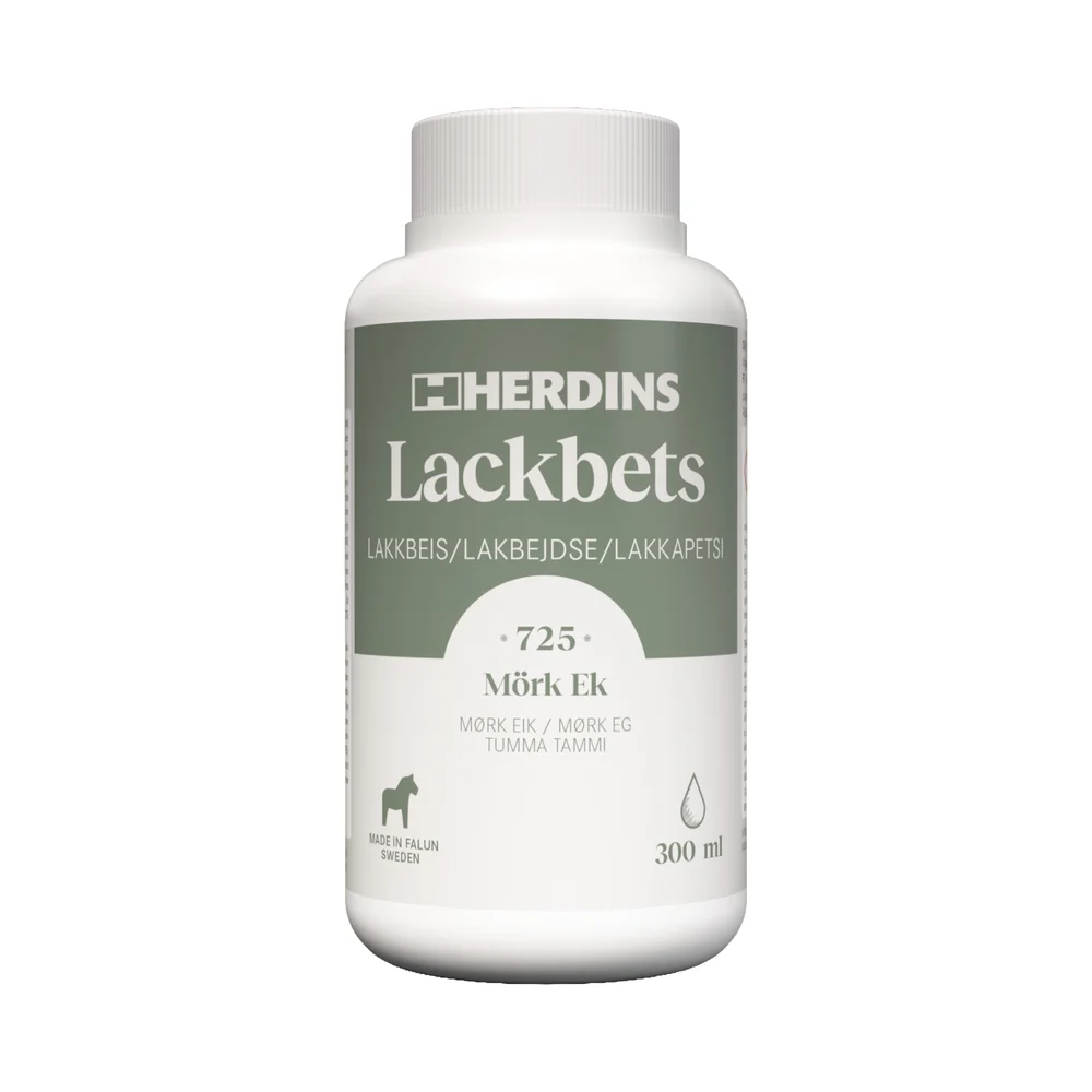 Herdins Lakkbeis, 725 mørk eik, 300 ml v:6773289