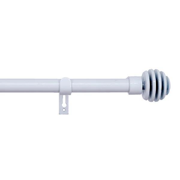KIRSCH STANGSETT AURA Ø19 HVIT 160-300 v:2257759