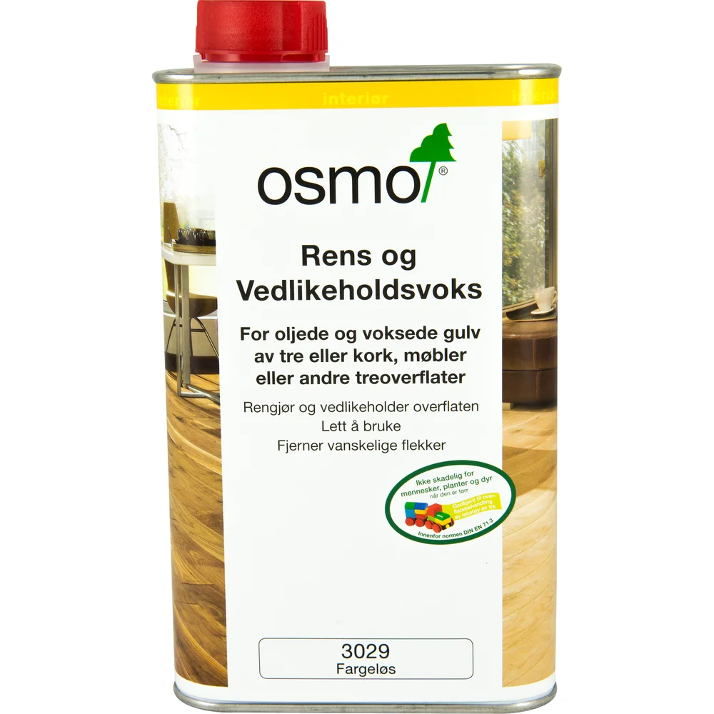 OSMO RENS OG VEDL. VOKS 3029 1L KLAR v:6838605 OSMO RENS OG VEDL. VOKS 3029 1L KLAR v:6838605