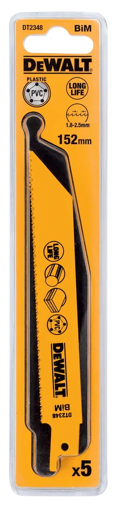 Bajonettsagblad 152 mm dt2348 5-pk v:2476752