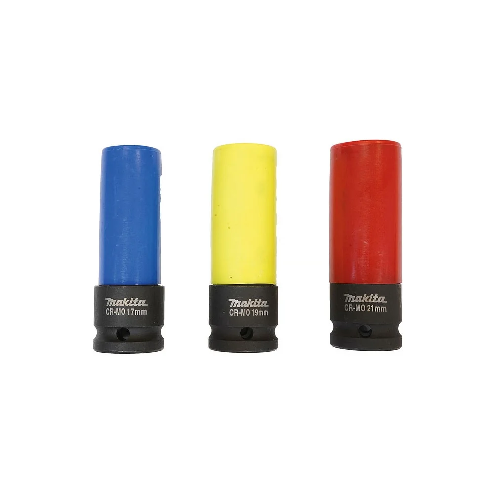 Makita Kraftpipe-sett E-12354 1/2", 3-deler, 17, 19 & 21 mm v:4616792