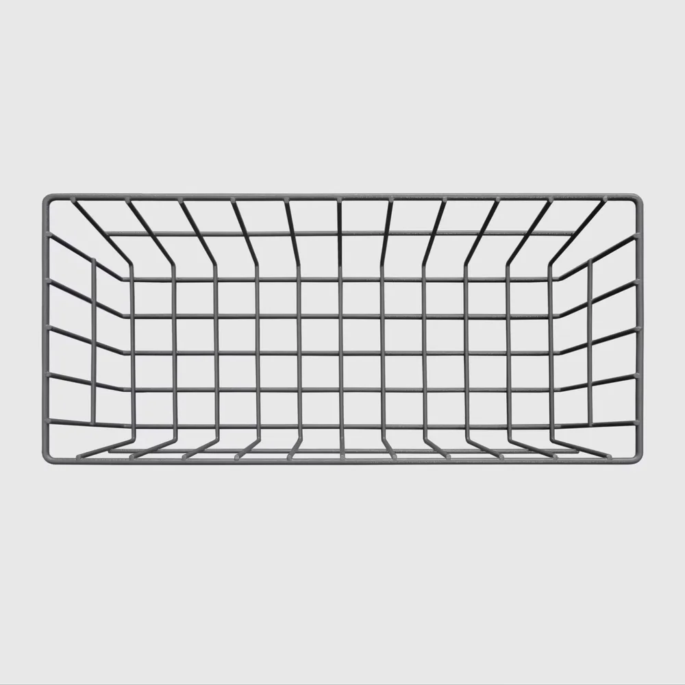 Tellbe Trådkurv, grå, 400x170x100 mm v:4710235