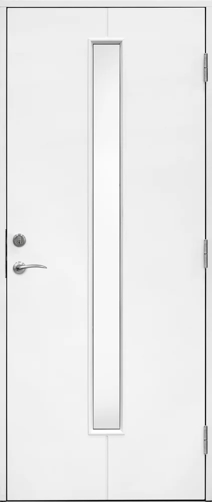 Ytterdør Linnea Pluss 90x210 cm hvit høyre v:5035918