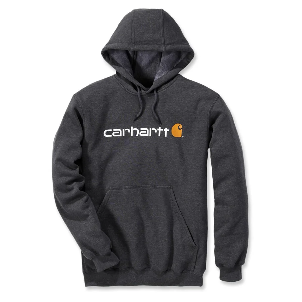 Carhartt Hettegenser Logo, mørkegråmelert v:1783218