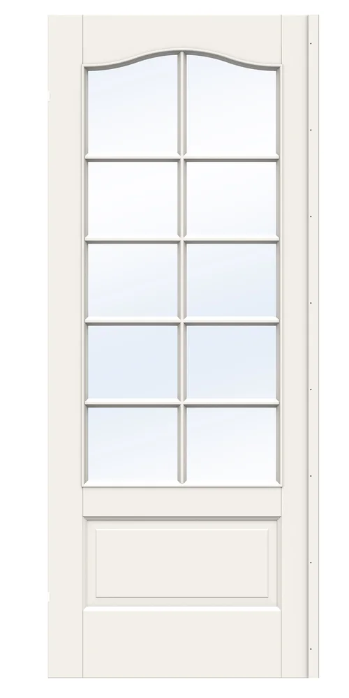Dør sk craft sp10b 8×20 hvit skåtedør klart glass v:5466405