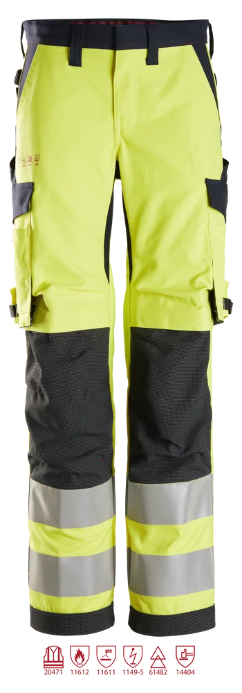 Bukse 6760 pw dame kl2 42 protecwork snickers workwear v:9788805