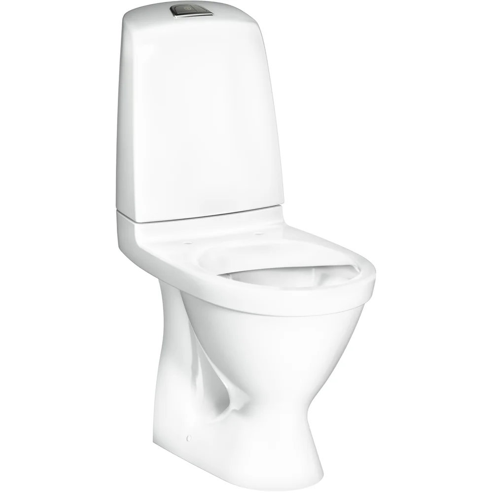 GUSTAVSBERG NAUTIC 1510 2/4L HYGIENIC FLUSH SKJULT P-LÅS C+ TOALETT, UTEN SETE v:7172181