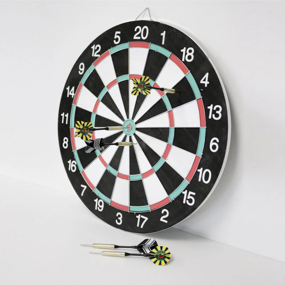 HOME it PLAY dartskive med 6 piler Ø41×1,1 cm v:2475558 HOME it PLAY dartskive med 6 piler Ø41×1,1 cm v:2475558