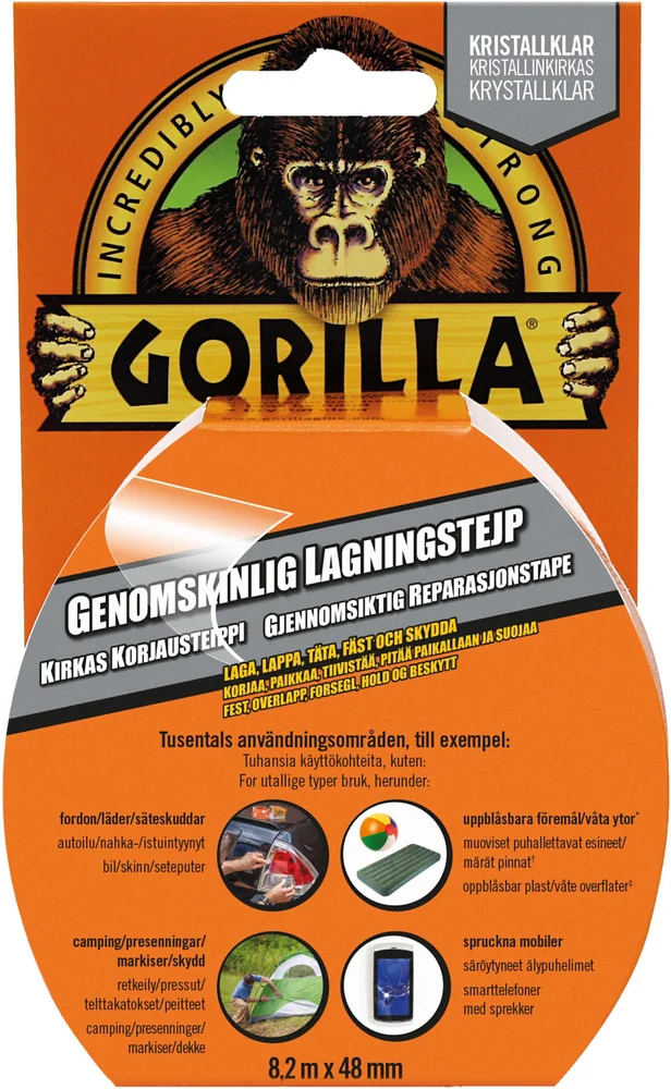 GORILLA GORILLA TAPE CLEAR REPAIR v:9484996