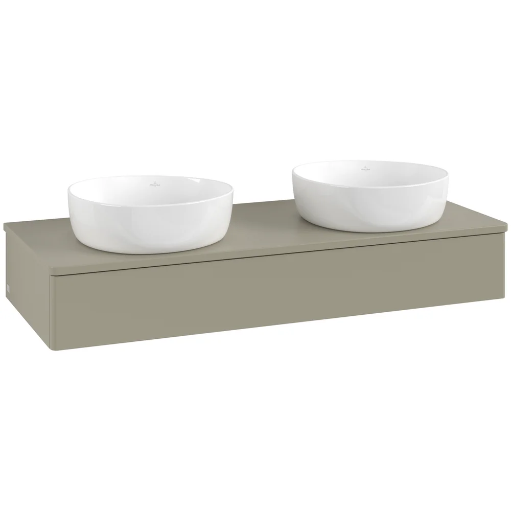 V&B ANTAO SERVANTSKAP 1 SKUFF GLATT 1200X190X500 FOR 2 SERV. U/KRANHULL STENGRÅ v:1021471